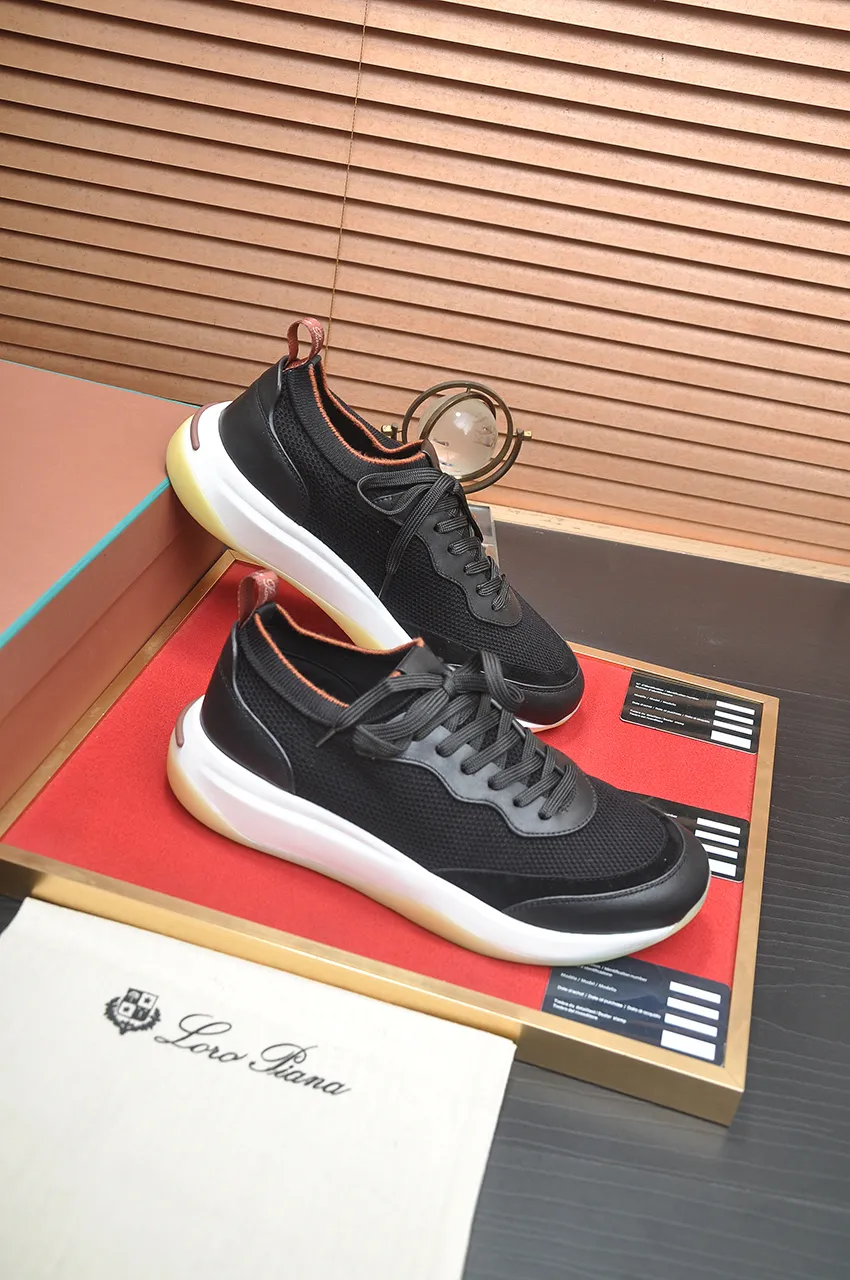 Men's men's shoes 💰640💶[𝐥𝐨𝐫𝐨 𝐏𝐢𝐚𝐧𝐚] lp classic loafers, an Italian treasure brand, the only brand that can match Hermès! Only after wearing it do we realize that we cannot let down our feet. The upper is imported cashmere, the lining of water-dyed cowhide ➕ the cowhide feet, the official original glass rubber outsole, and the pendant. Exclusive original packaging (tag ➕ brand paper ➕ outer box ➕ hand bag) code number: 38-46